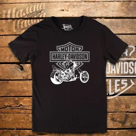Прикольные футболки: Harley Davidson 007 Black